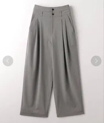 ELIN 턱 와이드 팬츠 그레이