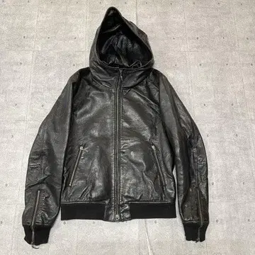 bexist 후디 가죽 자켓 ABAHOUSE 블랙 베그짓