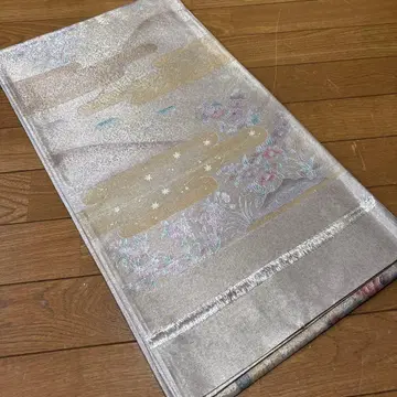 순수 실크 니시진 비단 후쿠로 오비