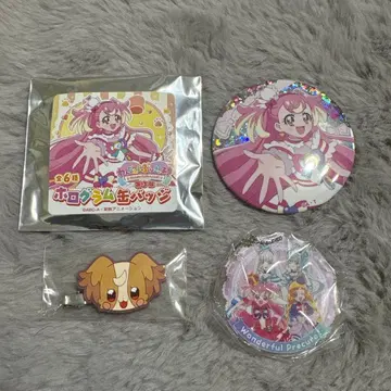 원더풀 프리큐어! 이누카이 코무기 큐어 원더풀 캔 배지 헤어 클립