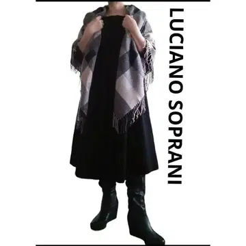 컨디션 최상! 루치아노 소프라니 울 대형 스톨 클리닝 완료