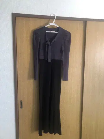 니트 원피스 긴팔