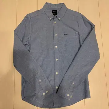 RVCA 버튼 다운 셔츠 블루