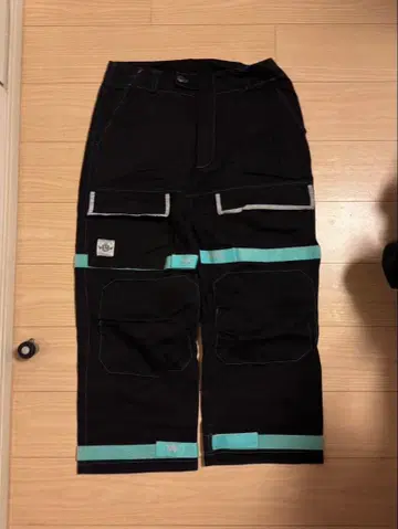 블랙 워크 팬츠 9090