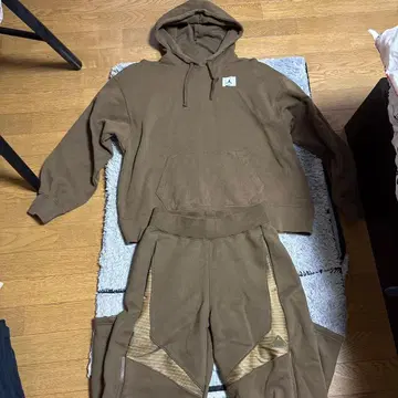 Jordan 오버 사이즈 브라운 셋업