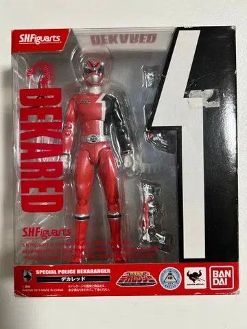 미개봉 데카레인저 빅 레드 피규어