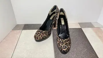 레오파드 무늬 하이힐 사이즈 M Asbee