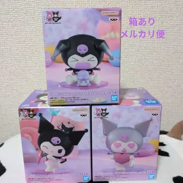 산리오 캐릭터즈 쿠로미 피규어 컬렉션 3종 세트