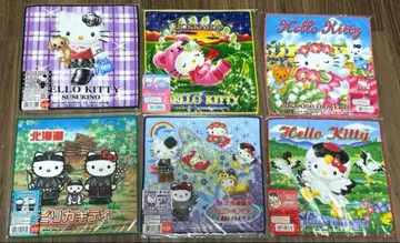 헬로키티 홋카이도 한정 스스키노 버전 지역 한정 미니 타월 스즈란