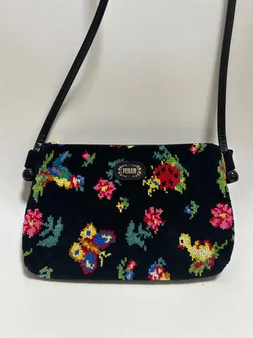 페이러 미사용 새상품 하이디 숄더백 블랙 가죽