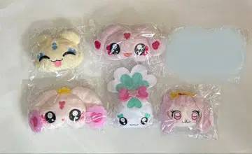 프리큐어 봉제 인형 클립 5종