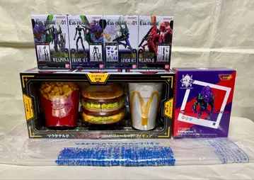에반게리온 밸류 세트 피규어 & 데포름플러스 & 프라모델 4종