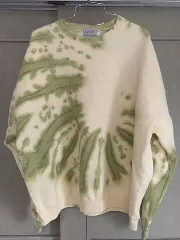 SeaRoomlynn VOLUME 맨투맨 풀오버 타이다이 그린