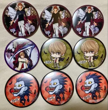 데스노트 럭키 캔뱃지 BOX 라이트 월 듀크 캔뱃지 복권