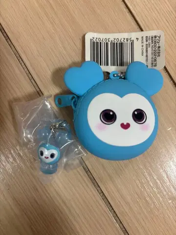 TWICE LOVELYS 실리콘 미니 지갑 메지루시 액세서리 2점