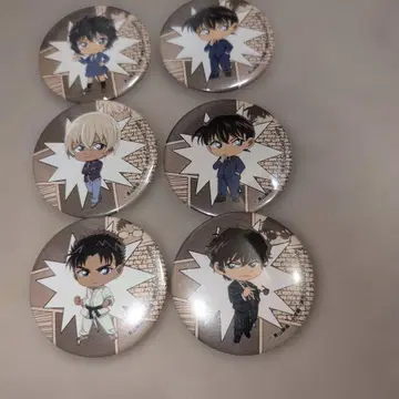 명탐정 코난 캔뱃지 6개 세트 세가 SEGA