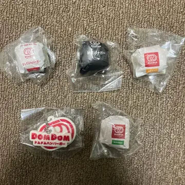 돔돔버거 키링 마스코트 스트랩 돔돔햄버거