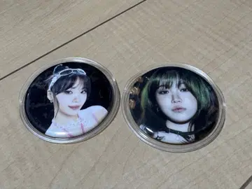 lesserafim 채원 캔뱃지