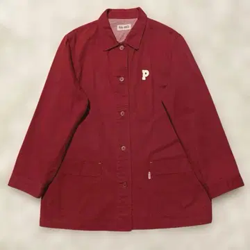 [ 즉시 발송 ] 핑크하우스 스텐카라 코트 레드 깅엄 체크 y2k