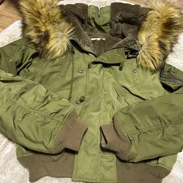 y2k moussy N2B 퍼 숏 기장 밀리터리 자켓