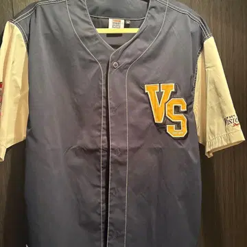 VISION STREET WEAR 반팔 셔츠 M 사이즈 네이비/화이트