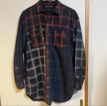 MINEDENIM 체크 셔츠