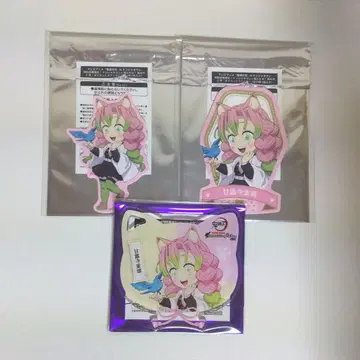 귀멸의 칼날 난자타운 다이컷 스티커 아크릴 코스터 칸로지 미츠리