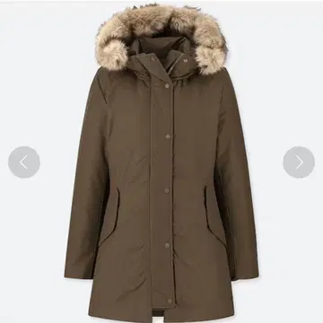 유니클로 논퀼트 다운 숏코트