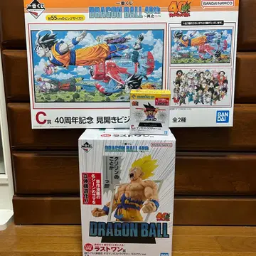 드래곤볼 40주년 기념 비주얼 보드 & 라스트 원 피규어