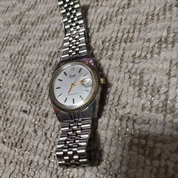 Casio 아날로그 시계 실버/골드