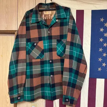 TOWNCRAFT 오픈 카라 셔츠!! 40s vintage!