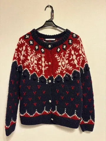 PAR ICI 노르딕 무늬 가디건