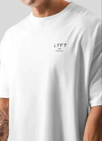 LYFT 화이트 T셔츠