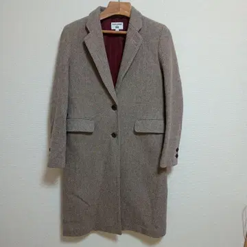 유니클로 UNIQLO 이네스 INES 헤링본 롱 코트 S