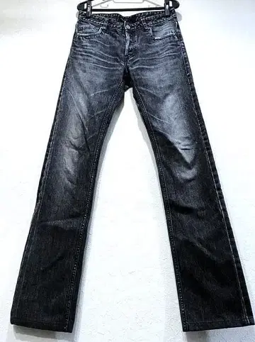 PARANOID 히게 가공 블랙 데님 슈리셀 5351 토네이도 마트