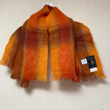 Queen of Scots 모헤어 영국제 담요 숄 머플러