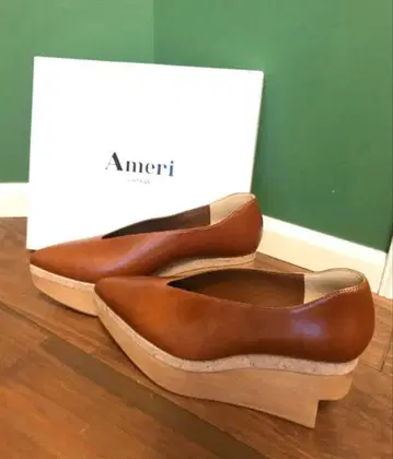 천연 가죽 펌프스 아메리 아메리빈티지 아메리 펌프스