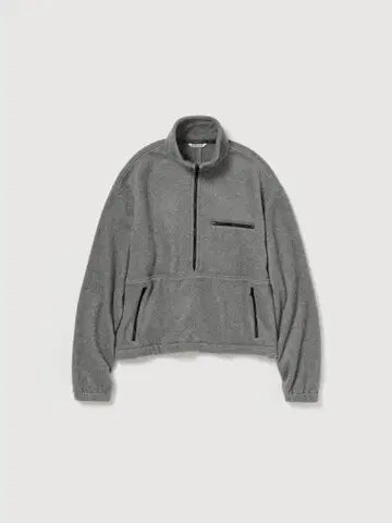 PURE SILK COMFORT FLEECE HALF ZIP P/O