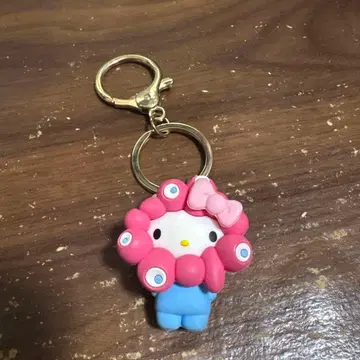 산리오 캐릭터즈 미야쿠미야쿠 변신 입체 마스코트 키링 키티