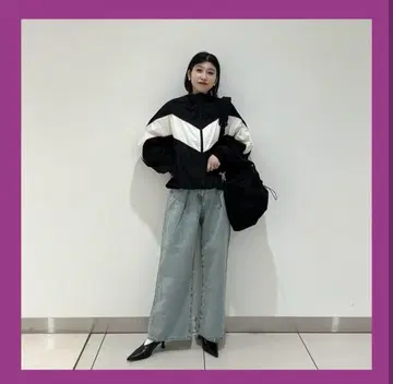 JEANASIS x 쿠로미 하이 픽션 블루종 지나시스 윈드 브레이커