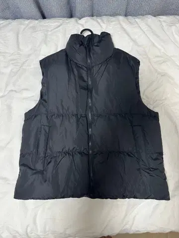 블랙 다운 베스트 퀼팅 디자인 XL