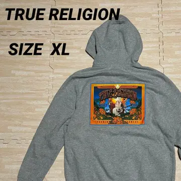 트루 릴리젼 풀 집업 후드티 XL