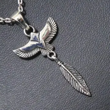 자유와 강함을 상징하는 심플한 이글 실버925 펜던트 참