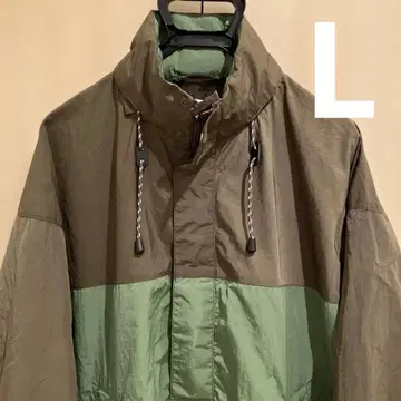 유니클로 JWANDERSON 오버 사이즈 블루종 컬러 블록 올리브