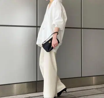 [ AP STUDIO ] 엘라스틱 팬츠 38 내추럴 도스에무 클래스