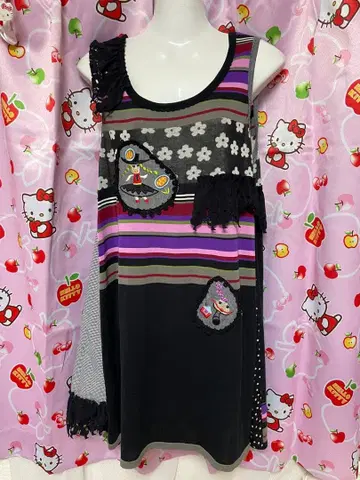 니트 슬리브리스 튜닉