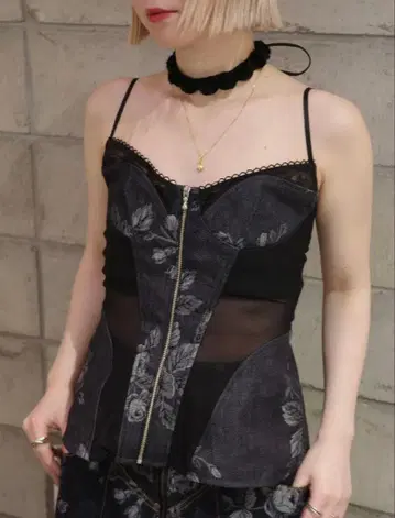 fetico ROSE DENIM BUSTIER 사이즈 2