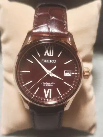 SEIKO 6R15 자동 와인딩 한정판 300개 법랑 다이얼 프레시지