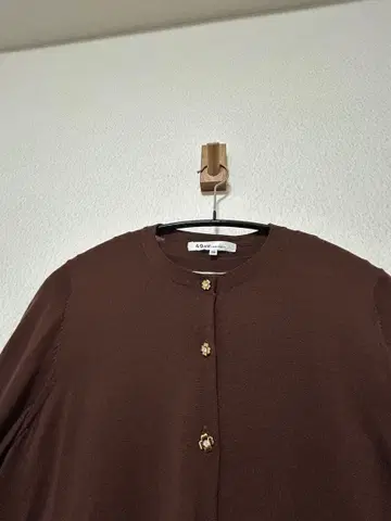 새상품급 49 AV. Junko Shimada 울 앙상블 브라운