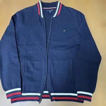 TOMMY HILFIGER 네이비 집업 점퍼